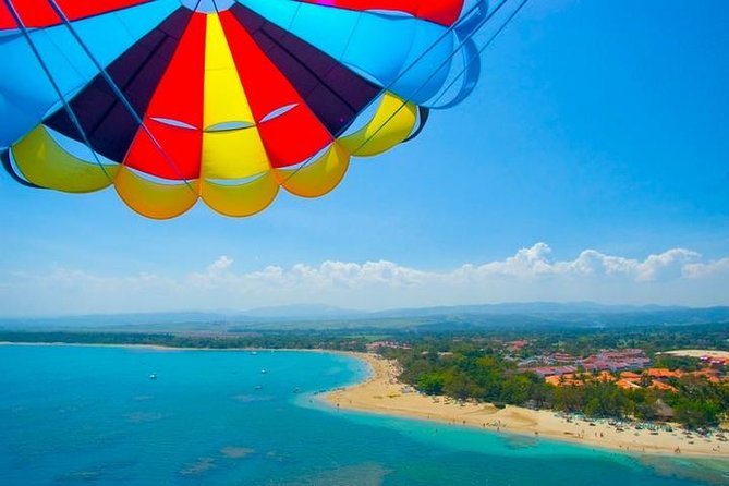 Adventure Combo: Party Boat Cruise & Parasailing - Snorkeling stop: colorful reef time with gear included