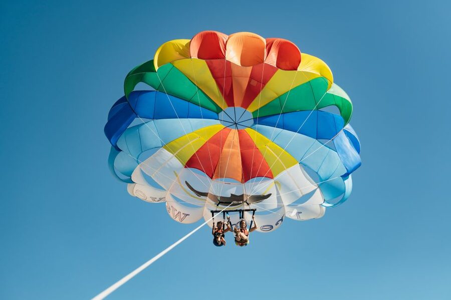 Albufeira: Parasailing Boat Trip - From Albufeira Marina to Open Water: How the 1.5 Hours Works