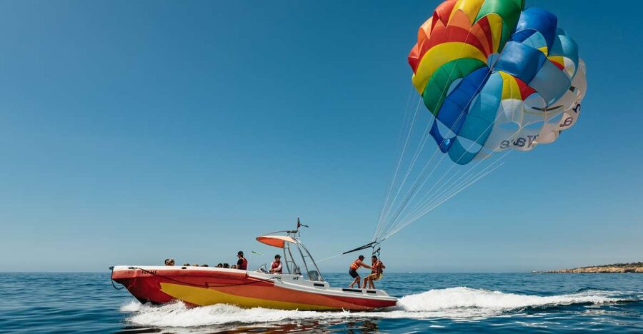 Albufeira: Parasailing Boat Trip - The Parasailing Flight: Up to 80 Meters and a Tight 10-Minute Thrill