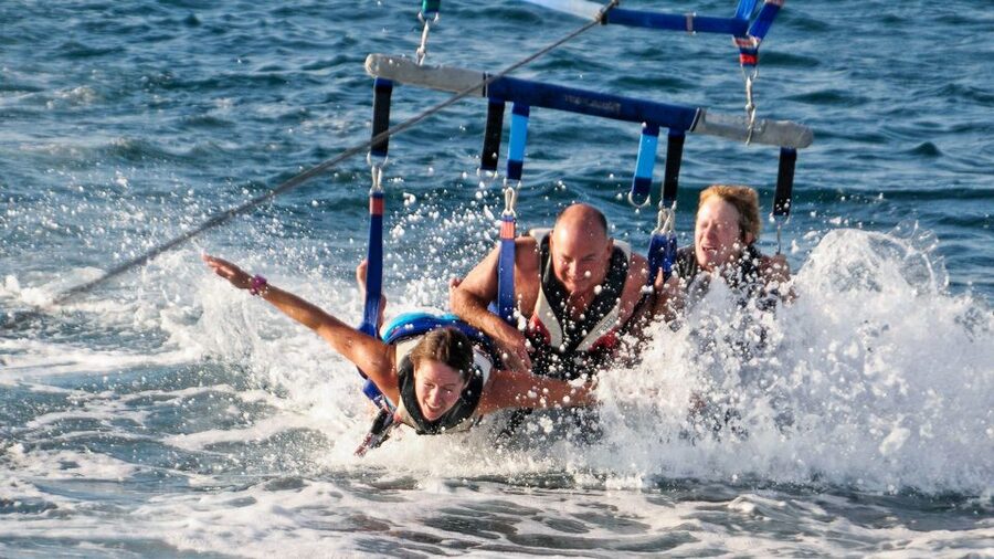 Albufeira: Single, Double or Triple Parasailing Tour - Single, Double, or Triple Parasails: How Sharing Changes the Vibe