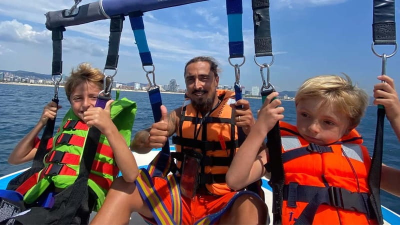 Barcelona: Parasailing with panoramic views over the sea - The Speedboat Ride Out: Part of the Fun, Not Just Transport