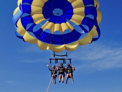 Barcelona: Small-Group Parasailing Experience - Getting to the water: Carrer Port Esportiu, 22P