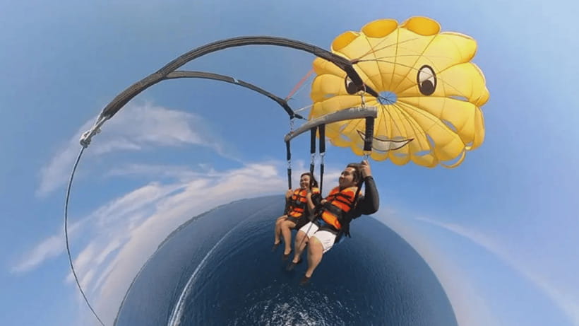 Boracay Parasailing with Insta 360 - On the Water: What the Pre-Flight Moment Feels Like
