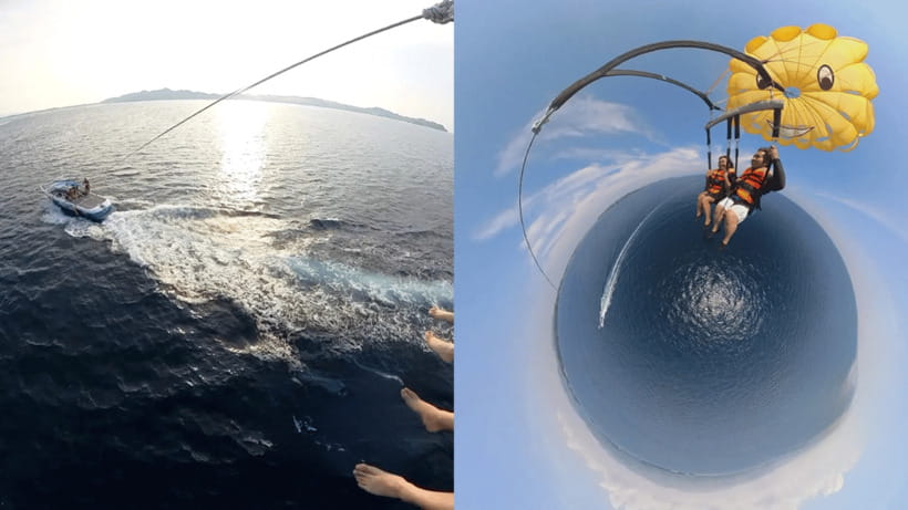 Boracay Parasailing with Insta 360 - Who Should Skip It (Important Health Note)