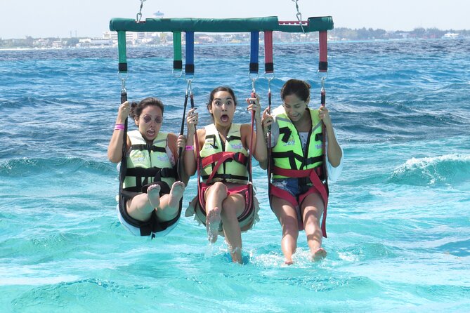 Cancun Combo Adventure: 4-Reef Stop Snorkeling and Parasail Ride - Group size, timing, and safety details that actually help