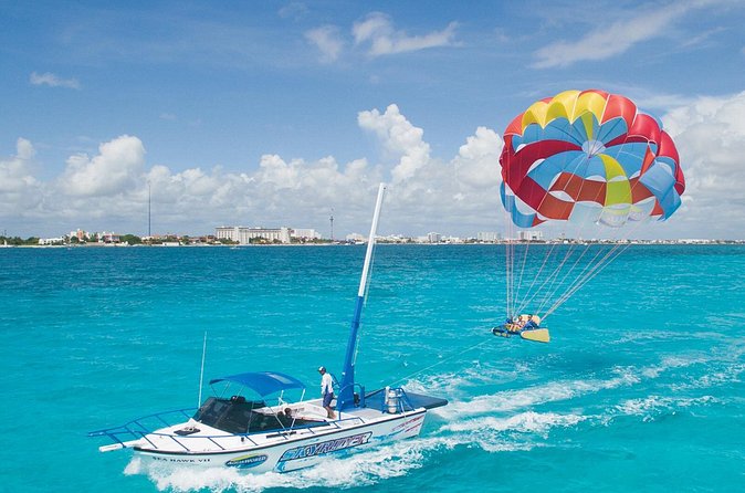 Cancun Parasailing Adventure - What happens once you arrive: orientation, life jacket, and the calm build-up