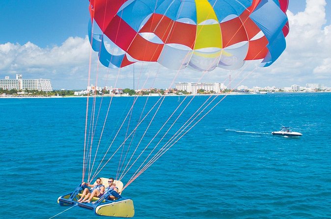 Cancun Parasailing Adventure - In the air: the view at 105 meters (and what you’ll actually notice)