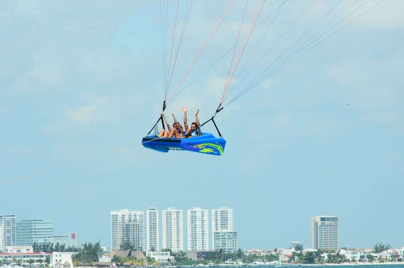 Cancún: Skyrider Parasailing Experience - Skyrider parasailing over Cancún’s Nichupté Lagoon and Hotel Zone