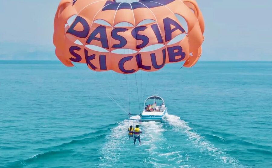 Corfu: Parasailing Adventure Near Corfu Town - Watching the process from the boat: part tour, part buffer time