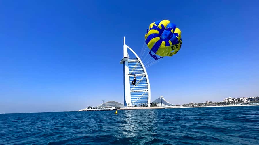 Dubai: Burj Al Arab Parasailing, Ice Cream, Pics, and Videos - The 10-Minute Sky Flight: Height, Views, and the Real Adrenaline