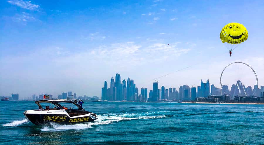 Dubai Jumeirah Parasailing adventure with breathtaking views - Where You Meet SeaWake at Dubai Harbour