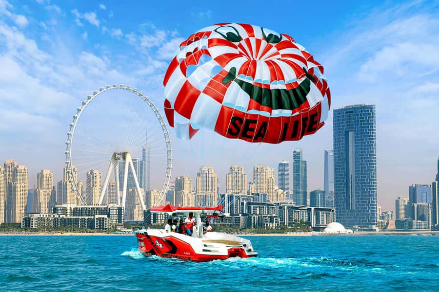 Dubai: Palm View and JBR View Parasailing Experience - The 45-60 Minute Boat Cruise: Where You Get Oriented Fast