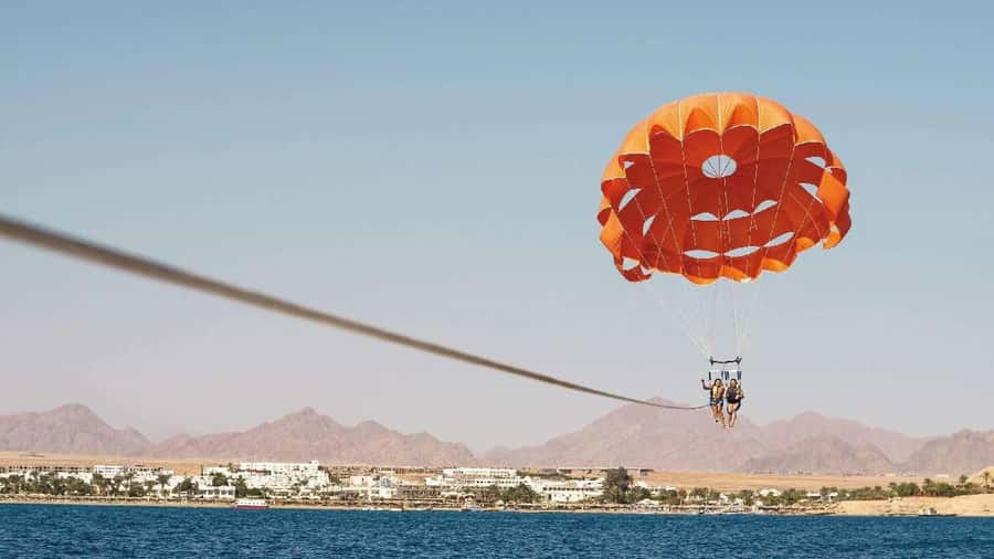 From Sharm El-Sheikh: Sharm El-Maya Parasailing Adventure - A 4-Minute Flight Over Sharm El-Maya, With Hotel Comfort