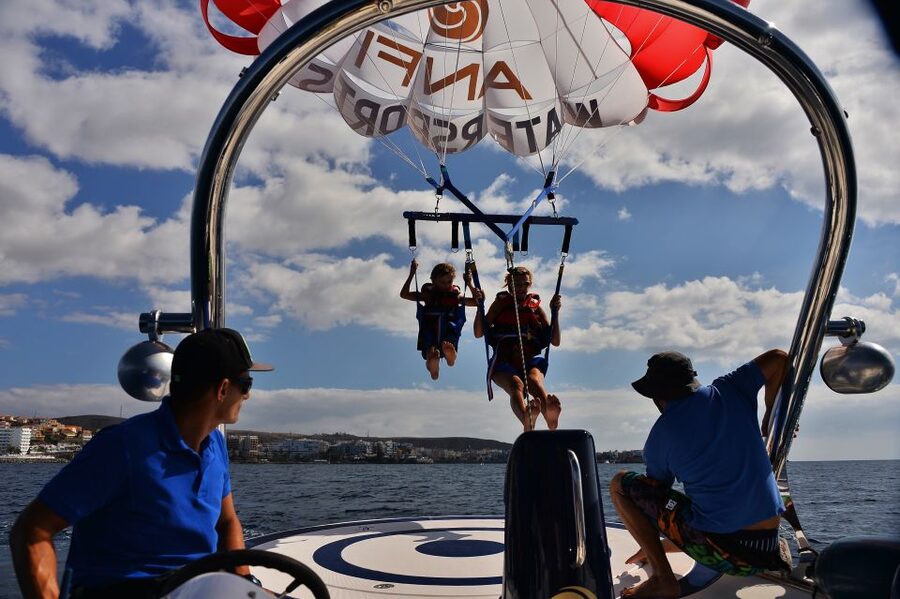 Gran Canaria: 1 to 3 Person Parasail over Anfi Beach - Boarding the Flight: Smooth Lift-Off Over the Sea
