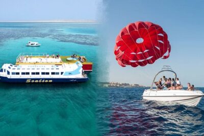Magic Semi-Submarine 2 Hours Snorkeling & Parasailing - Mega Adrenaline-Hurghada - Getting picked up: midday timing and what to expect at the marina