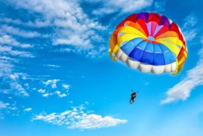 Parasail Over Cabbage Beach - Where This Parasail Fits on a Nassau Day