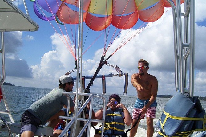 Parasailing Adventure at the Hilton Head Island - Tandem or Triple Parasailing: Getting Set Up for Weight and Conditions
