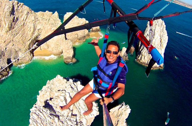 Parasailing Adventure in Los Cabos - From harness to lift-off: the “easy mode” setup