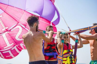 Parasailing Experience For 2 - Corfu Sidari Watersports - The views over Canal d’Amour and Albania: what you’ll see in the air