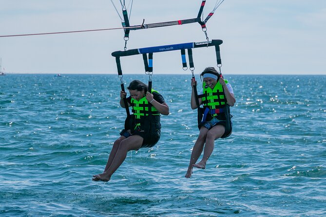 Parasailing from Vilamoura Marina - The 10-minute flight: calm air, quick adrenaline