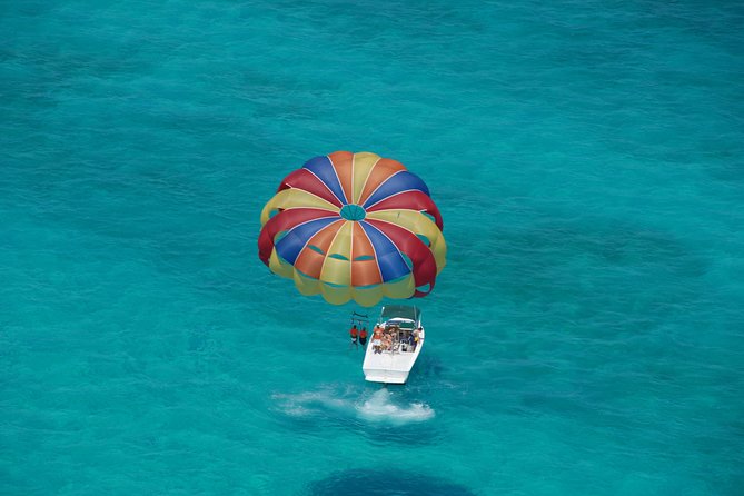 Parasailing Grand Turk - From Effy Jewelry to White Sands Beach Pickup