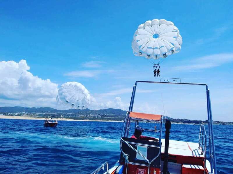 Parasailing in Cabo San Lucas - Finding Aries Water Sports on Medano Beach