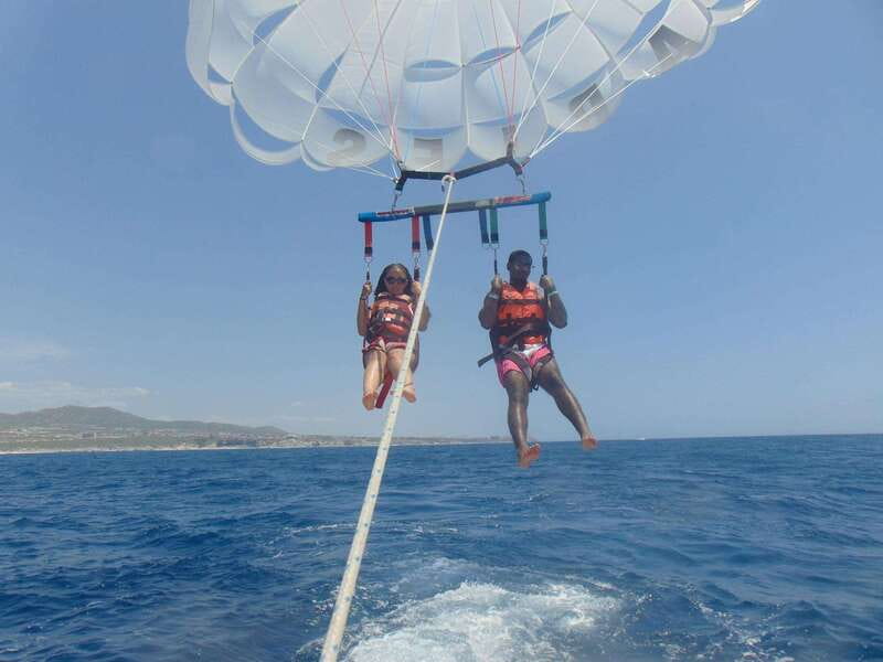 Parasailing in Cabo San Lucas - The Big Payoff: 500 Feet Above Where Two Oceans Meet