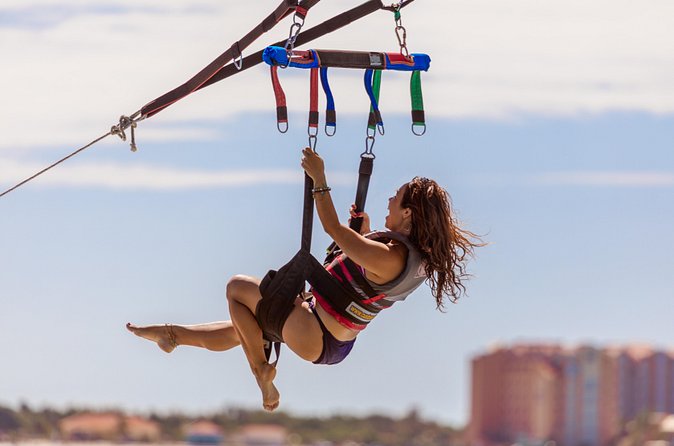 Parasailing in Palm Beach - The flight itself: what happens during the ~20 minutes total