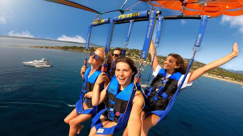 Parasailing on the French Riviera - Gear and Fit: Harness, Life Jacket, and Freedom to Move