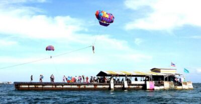Pattaya: Parasailing Experience - Speedboat Transfer and the “On-Water” Build-Up