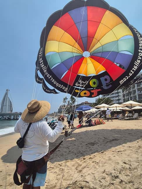 Puerto Vallarta: Private Parasailing Experience - The Puerto Vallarta bay view you can actually feel