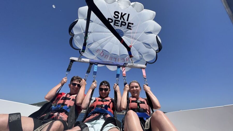 Santa Eulària des Riu: Parasailing Boat Cruise with Drinks - Drinks, music, and the onboard feel: a small group that doesn’t feel cramped