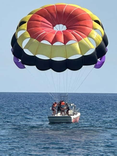 Santorini: Parasailing ExperiencePerissa,Perivolos,St.George - The value question: is $117 for up to 2 people a good deal?