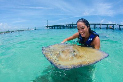 Sharks & Stingrays Snorkeling in Punta Cana with Parasailing - Snorkeling first: tropical fish + guided support before the enclosures