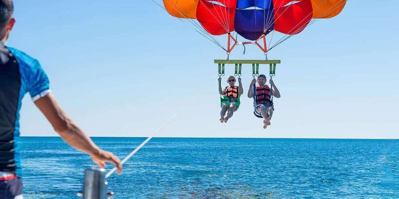 Soar & Explore: Boracay Parasailing + Island Hopping - Getting There Smoothly: Astoria Station 1, Bolabog Beach, Hotel Pickup