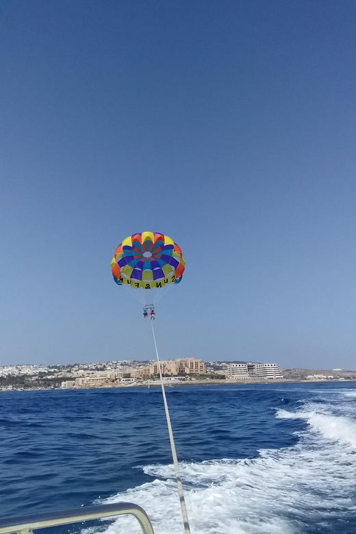 St. Julian's: Malta Parasailing Adventure with Photos - The Parasail Moment: 10 Minutes Above St George’s Bay