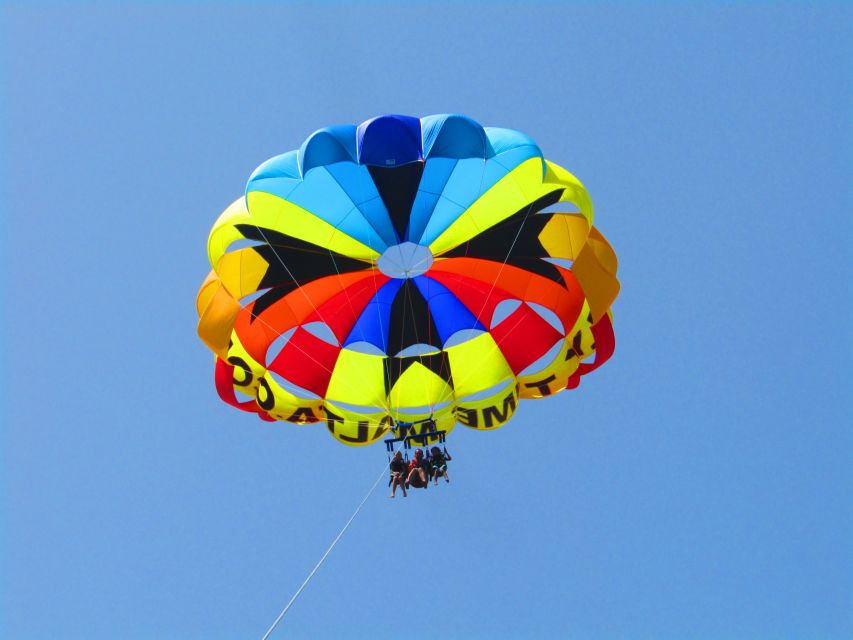 St. Julian's: Parasailing in Malta with Photos and Videos - The takeoff moment at 150 meters: what it feels like in real life